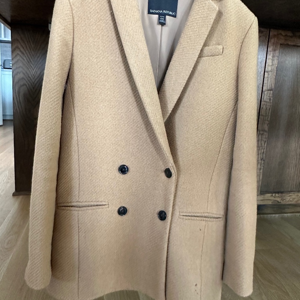 Banana republic camel blazer 00P